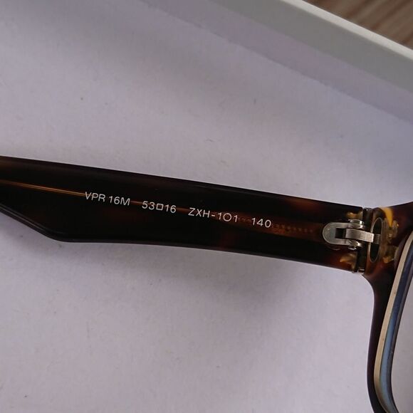 Prada Eyeglasses vpr 16m 53 16 zxa 101 140- FRAME ONLY - Picture 8 of 10